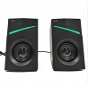 Colunas de computador gaming LED USB COOL 7W
