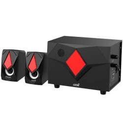 Colunas para PC COOL LED USB 15W gaming