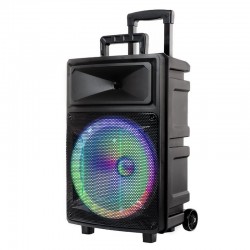 Coluna Alto-falante Musical Bluetooth (2 microfones + controle remoto) COOL Fest 60W