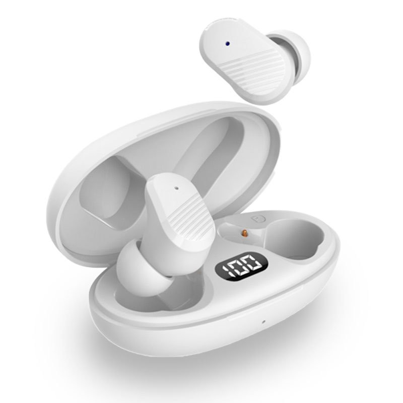 Auriculares Stereo Bluetooth Dual Pod Earbuds COOL Feel Brancos Auriculares Stereo Bluetooth Dual Pod Earbuds COOL Feel Brancos