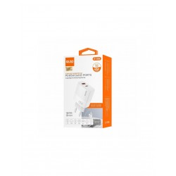Carregador GaN IDUSD D130B PD 65W 2 portas USB-A e USB-C