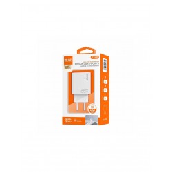 Carregador GaN IDUSD D130B PD 65W 2 portas USB-A e USB-C