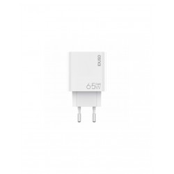 Carregador GaN IDUSD D130B PD 65W 2 portas USB-A e USB-C