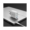 Carregador GaN Devia Extreme PD 65W 2x USB-C + 1x USB-A