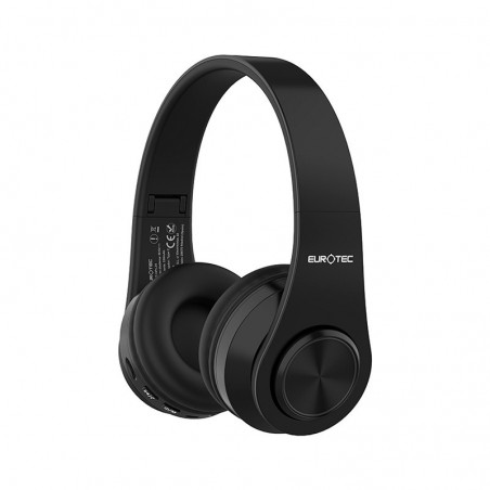 Auscultadores bluetooth sem fio Eurotec CDHP1.24 Pretos