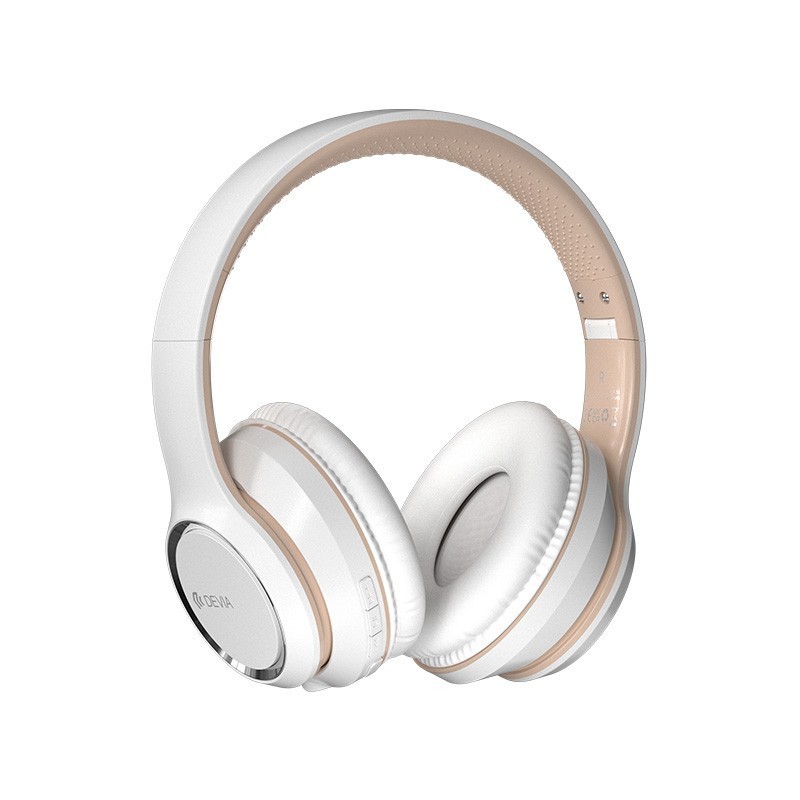 Auscultadores bluetooth sem fio Devia Kintone V2 Brancos Auscultadores bluetooth sem fio Devia Kintone V2 Brancos