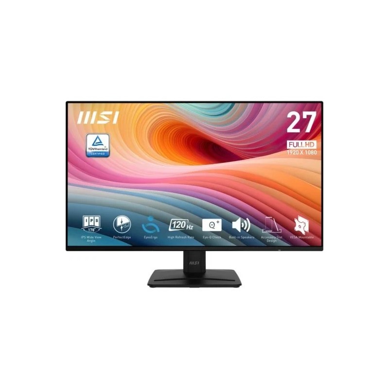Monitor MSI PRO MP271A E2 27" LED IPS FullHD 120Hz com Altifalantes e Adaptive Sync Monitor MSI PRO MP271A E2 27" LED IPS FullHD 120Hz com Altifalantes e Adaptive Sync