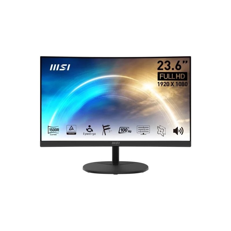 Monitor MSI PRO MP2412C 23.6" LCD VA FullHD 100Hz Curvo