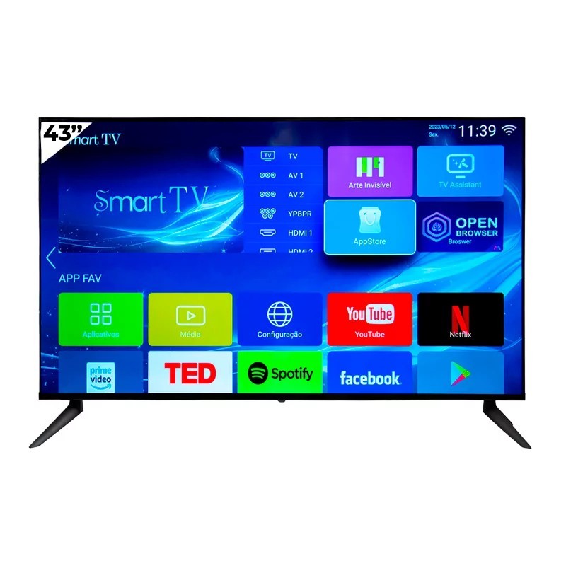 Smart TV 43" Android Full HD - ESMART - (109cm - Frameless - MIDE43STV) Smart TV 43" Android Full HD - ESMART - (109cm - Frameless - MIDE43STV)