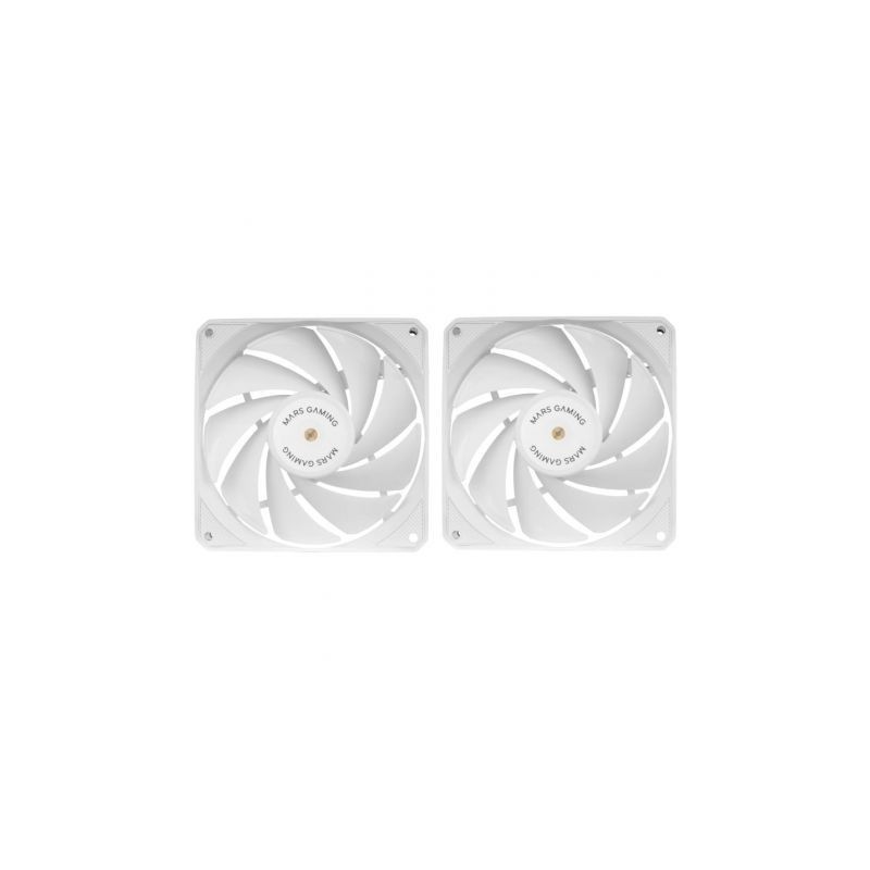 Pack 2 Ventiladores Mars Gaming MF-NCLX2/ 12cm Pack 2 Ventiladores Mars Gaming MF-NCLX2/ 12cm