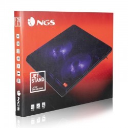 Suporte de refrigeração NGS Cooler Jetstand para computadores portáteis de até 15,6" / Iluminação LED