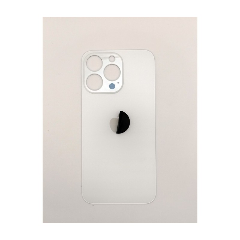 Tampa traseira branca para iPhone 13 PRO MAX FÁCIL INSTALAÇÃO c/ logo