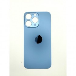 Tampa traseira azul para iPhone 13 PRO MAX FÁCIL INSTALAÇÃO c/ logo