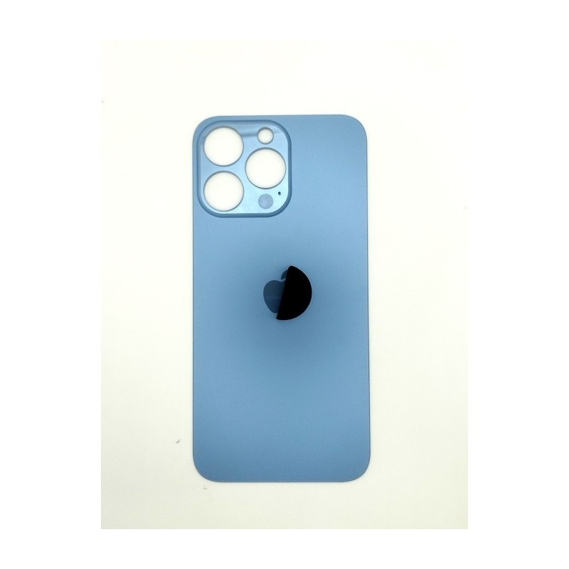 Tampa traseira azul para iPhone 13 PRO MAX FÁCIL INSTALAÇÃO c/ logo