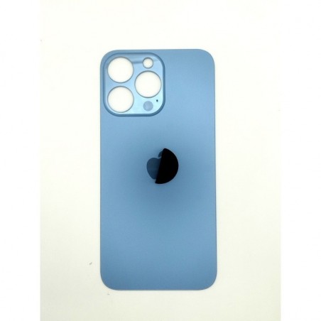 Tampa traseira azul para iPhone 13 PRO MAX FÁCIL INSTALAÇÃO c/ logo