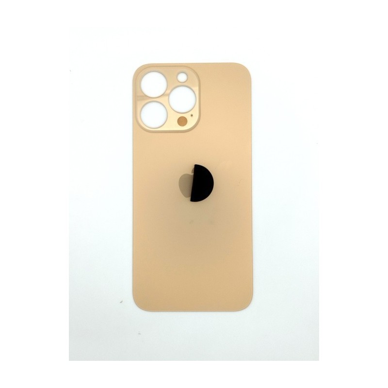 Tampa traseira dourada para iPhone 13 PRO MAX FÁCIL INSTALAÇÃO c/ logo