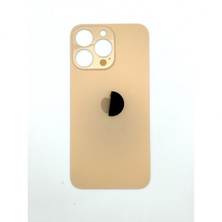 Tampa traseira dourada para iPhone 13 PRO MAX FÁCIL INSTALAÇÃO c/ logo