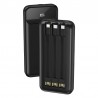 Power Bank Universal 10.000 mAh Carga Rápida 22.5W ( 3 cabos ) Branca