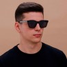 Smart Glasses COOL IA Unissex Óculos de Sol inteligentes Pretos (Chamadas, Música, Tradução)