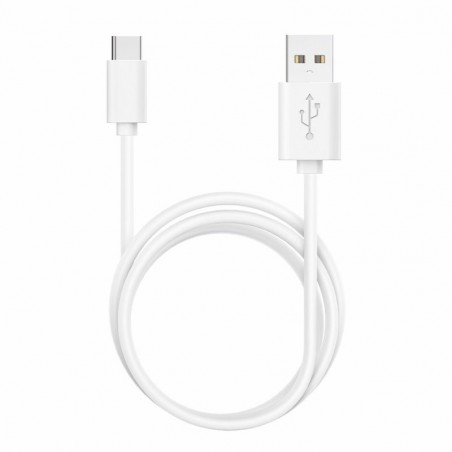 Cabo USB Universal TIPO-C (1.2 metros) Branco 2.4 Amp