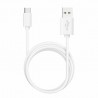 Cabo USB Universal TIPO-C (1.2 metros) Branco 2.4 Amp