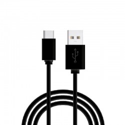 Cabo USB Universal TIPO-C (1.2 metros) Preto 2.4 Amp