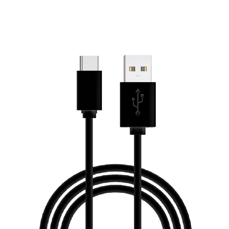 Cabo USB Universal TIPO-C (1.2 metros) Preto 2.4 Amp