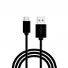 Cabo USB Universal TIPO-C (1.2 metros) Preto 2.4 Amp