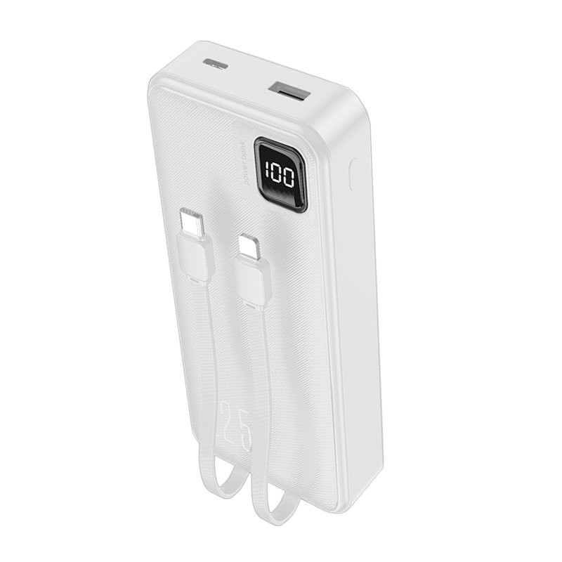 Powerbank Universal 22.5W 20.000 mAh (Tipo-C / Lightning) COOL Branca Powerbank Universal 22.5W 20.000 mAh (Tipo-C / Lightning) COOL Branca
