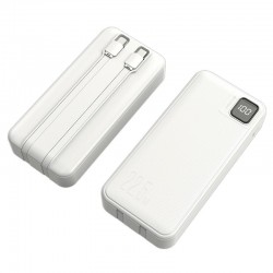 Powerbank Universal 22.5W 20.000 mAh (Tipo-C / Lightning) COOL Branca