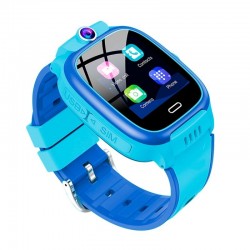 Smartwatch COOL Kids 4G GPS Azul Silicone (Localização, Chamadas de Vídeo, SIM)