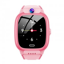 Smartwatch COOL Kids 4G GPS Rosa Silicone (Localização, Chamadas de Vídeo, SIM)