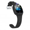 Smartwatch COOL Kids 4G GPS Preto Silicone (Localização, Chamadas de Vídeo, SIM)