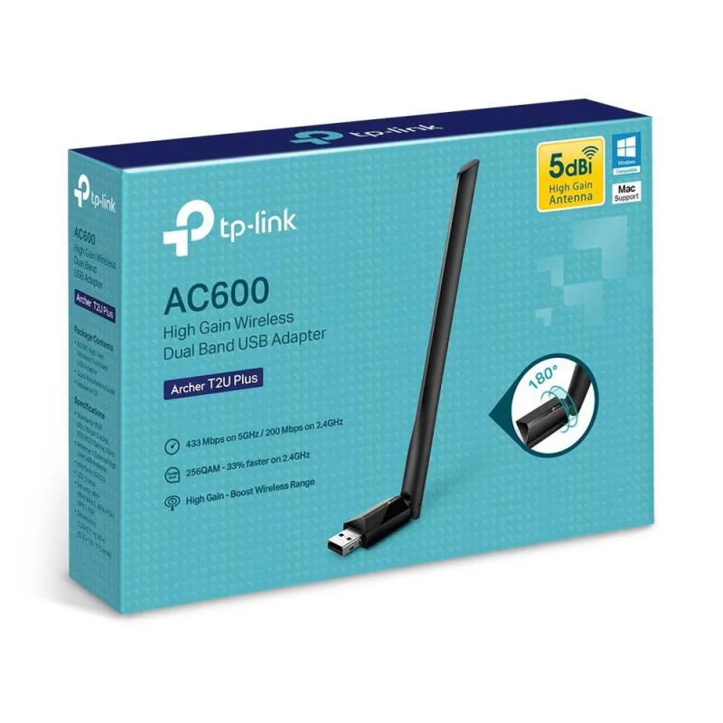 Adaptador WIFI Tp-link USB AC600 Archer T2U Plus