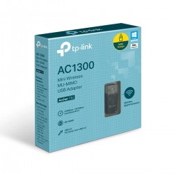 Adaptador TP-Link USB Wi-Fi Archer T3U AC1300 - ArcherT3U ( 867Mbps a 5GHz e 400Mbps a 2.4GHz )