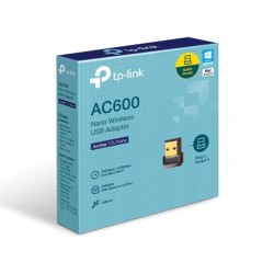 Adaptador USB Wi-Fi TP-Link Archer T2U AC600 Nano - ( 433Mbps a 5GHz e 200Mbps a 2.4GHz )