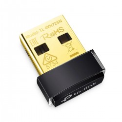 Adaptador TP-Link USB Wi-Fi WLAN 150Mbps Preto - TL-WN725N