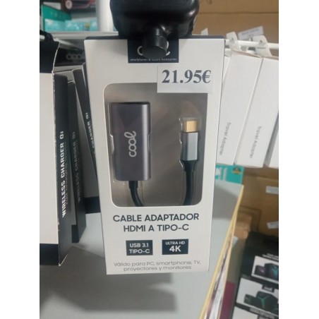 Cabo adaptador HDMI a usb-c