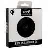 Base Carga Smartphones Inalámbrico Qi Universal COOL (Carga Rápida) Preto
