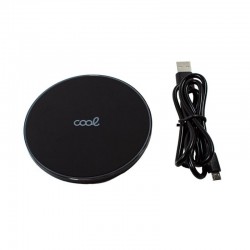 Base Carga Smartphones Inalámbrico Qi Universal COOL (Carga Rápida) Preto