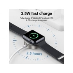 Carregador Magnético JOYROOM S-IW004 Tipo C / USB-C comprimento: 1,2 m (branco) para Apple Watch 1/2/3/4/5/6 / SE / 7/8