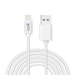 Cabo USB COOL USB a Lightning para iPhone / iPad (3 metros) Branco