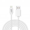 Cabo USB COOL USB a Lightning para iPhone / iPad (3 metros) Branco