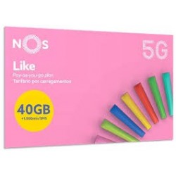 Cartão nos like 40GB 1000min/sms