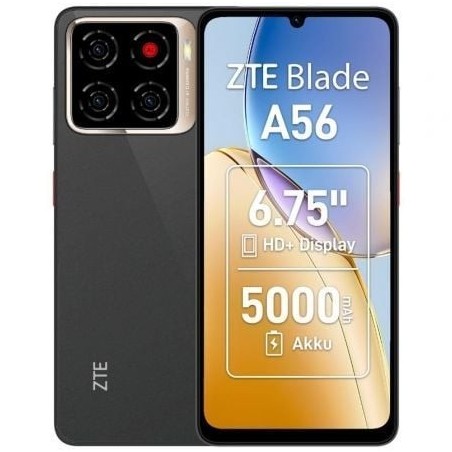 Smartphone ZTE Blade A56 4GB/ 64GB/ 6.75"/ Preto