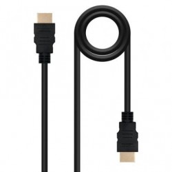 Cabo HDMI 1.4 Nanocable 10.15.1710/ HDMI Macho - HDMI Macho/ 10m/ Negro
