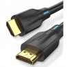 Cabo HDMI 2.1 8K Vention AANBF/ HDMI Macho - HDMI Macho/ 1m/ Preto