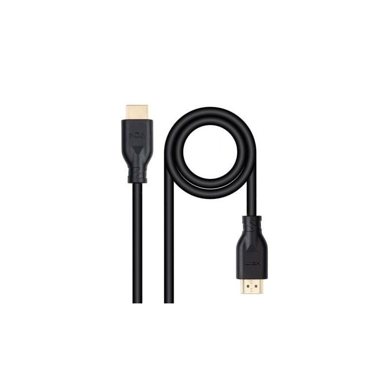 Cabo HDMI 2.0 4K CCS Nanocable 10.15.3902/ HDMI Macho - HDMI Macho/ 2m/ Preto