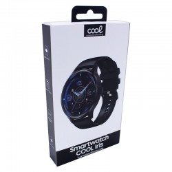 Smartwatch COOL Iris Bracelete Silicone Preto (Amoled, Chamadas, Saúde, Desporto)