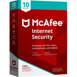McAfee Internet Security | 10 Dispositivos | 1 Ano | GLOBAL